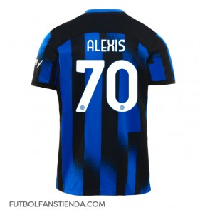 Inter Milan Alexis Sanchez #70 Primera Equipación 2023-24 Manga Corta